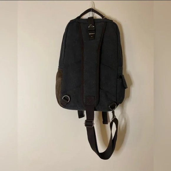 NWT S-Zone Sling Backpack in Dark Grey Canvas - Picture 8 of 12